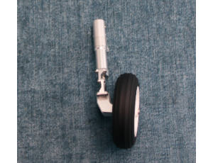 Flyfans J-20 Mighty Dragon Twin 70mm EDF Jet Main Land Gear Strut & Wheel Part - Left 